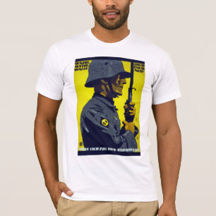 Camiseta Wahr Dich - Poster alemán de la Primera Guerra Mun