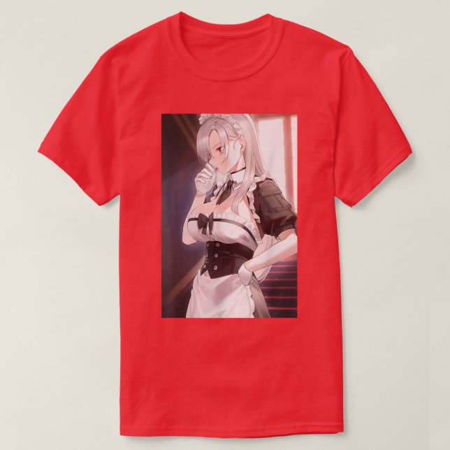 Camiseta Waifu Anime Chica japonés Kawaii  (Diseño del anverso)