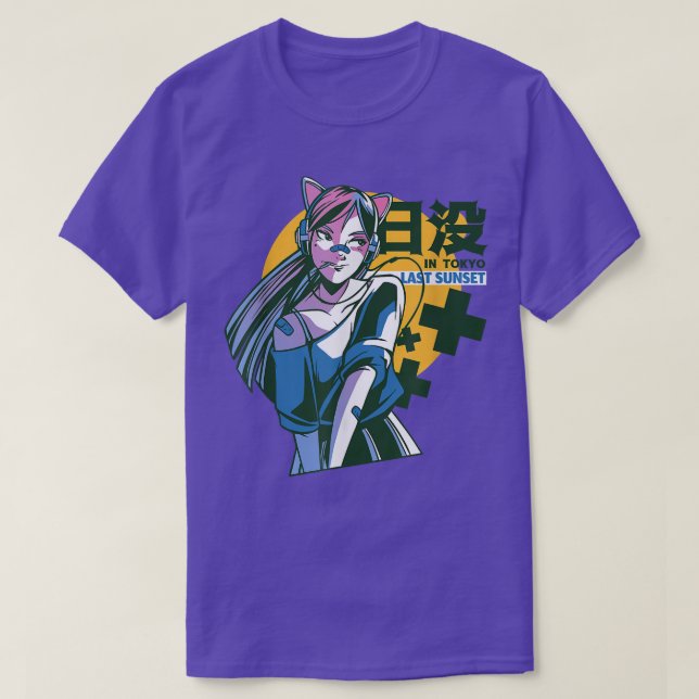 Camiseta Waifu Anime Japanime manga japonesa Chibi Kawaii o (Diseño del anverso)