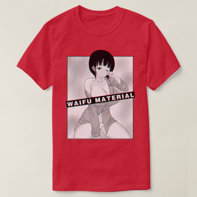 Camiseta Waifu Material 2 (Diseño del anverso)