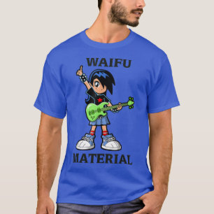 Camiseta Waifu Material Kawaii Anime Manga Escuela Japón Ne