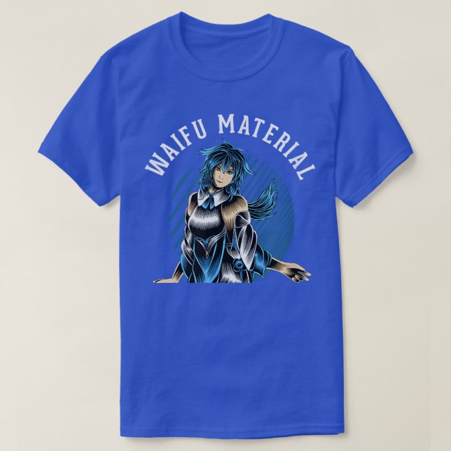 Camiseta Waifu Material Kawaii Anime Manga Escuela Japón Ne (Diseño del anverso)