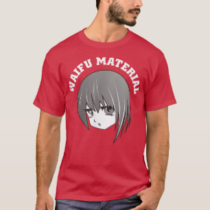 Camiseta Waifu Material Kawaii Anime Manga Japan School Ne