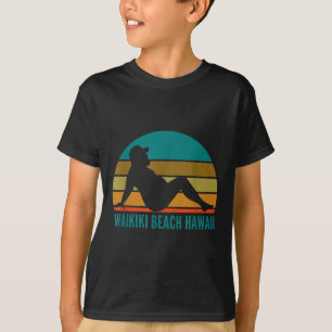 Camiseta Waikiki Beach Hawaii Humor gracioso Bebe Adulto Jo