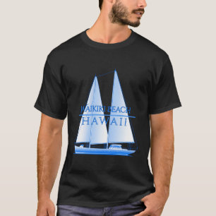 Camiseta Waikiki Beach Hawaii Navegador Náutico