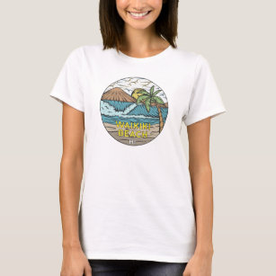 Camiseta Waikiki Beach Hawaii Vintage