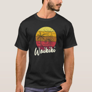Camiseta Waikiki Beach Surfing Clothing Para Surfistas