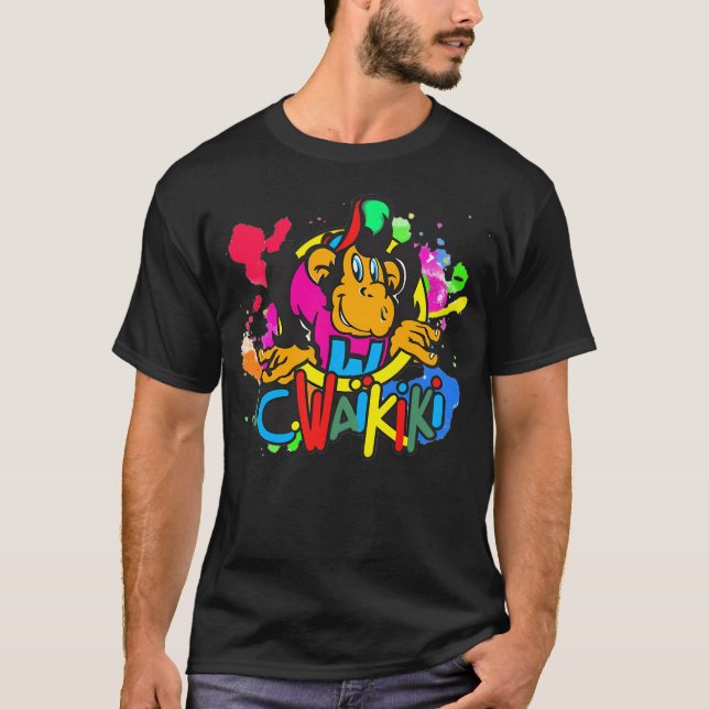 Camiseta Waikiki colorido (Anverso)