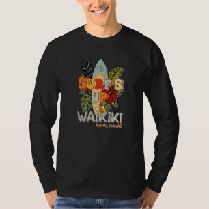 Camiseta Waikiki Hawaii Surfing Ocean Beach Hawaii Island
