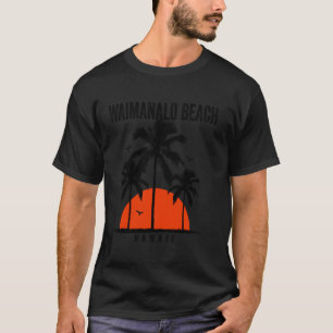 Camiseta Waimanalo Beach Hawaii Surfing Surfboard