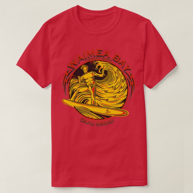 CAMISETA WAIMEA BAY (Diseño del anverso)