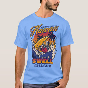 Camiseta Waimea Bay Oahu Hawaii Big Wave Surfing