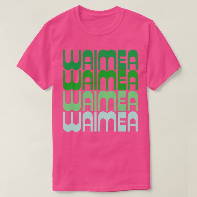 Camiseta Waimea Beach Retro TShirt (Diseño del anverso)