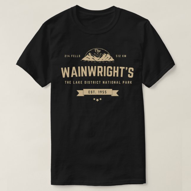 Camiseta Wainwright Lakeland Fells 214 Hiking 2 (Diseño del anverso)