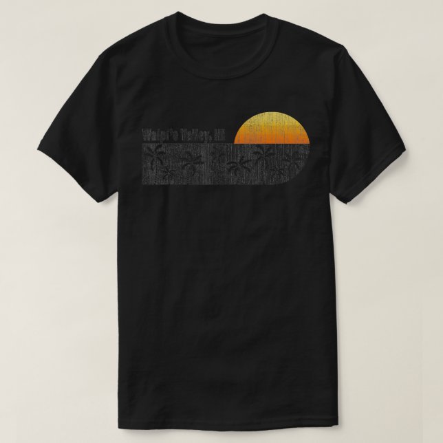 Camiseta Waipio Valley Hawaii Retro Throwback Beach (Diseño del anverso)