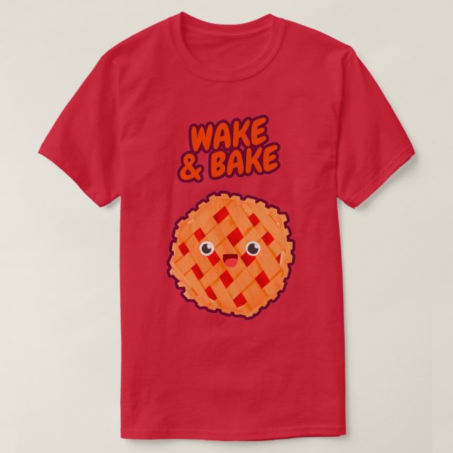 Camiseta Wake and Bake (Diseño del anverso)