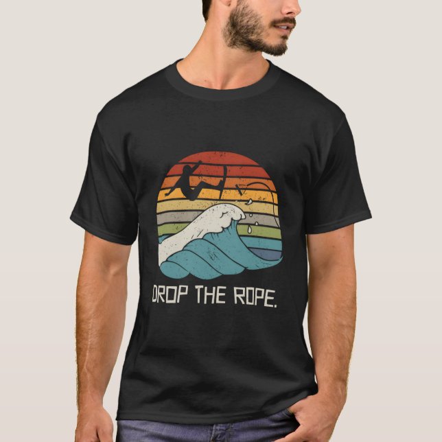 Camiseta Wake Surfing Wake Surf Wake Surfing Rope Wake Surf (Anverso)