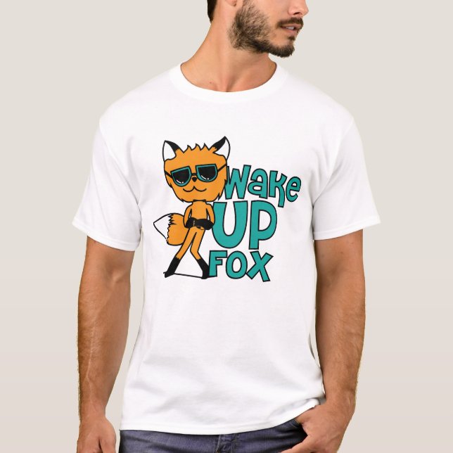 Camiseta Wake Up Fox Cool Guy (Anverso)