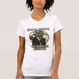 Camiseta Wake Up Sheeple Lizard Rulers Parody
