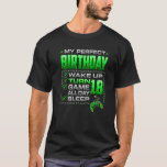 Camiseta Wake Up Turn 18 Game All Day Gamer 18Th Birthday P<br><div class="desc">Haga clic en el nombre de la marca "Game All Day Video Gamer Birthday Camisetas 2022 B" para más Edades y Variaciones de este diseño de cumpleaños. Fiesta de cumpleaños 18 años de Boy Gamer Camiseta de regalo de cumpleaños para niño de 18 años hermano primo amigo que ama el...</div>