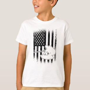 Camiseta Wakeboard Bandera Americana Wakeboarding Wakeboard