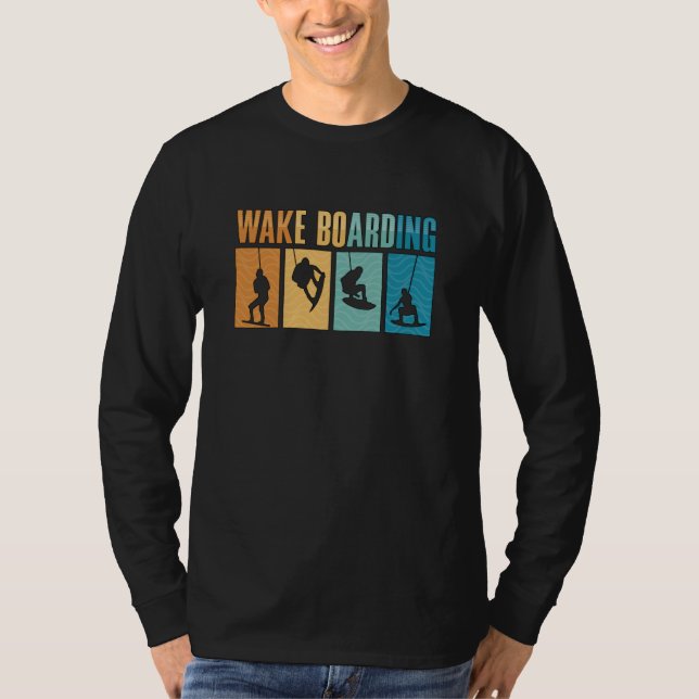 Camiseta Wakeboard Wake Boarding Wakeboarder Wakeboard (Anverso)
