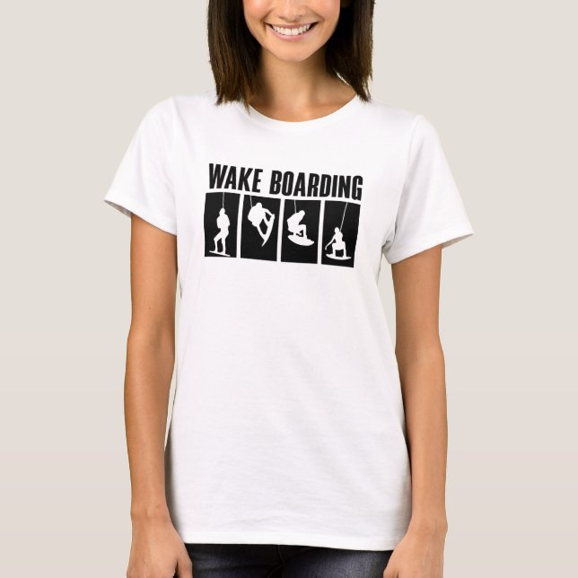 Camiseta Wakeboard Wakeboard Wakeboard Wakeboarder (Anverso)
