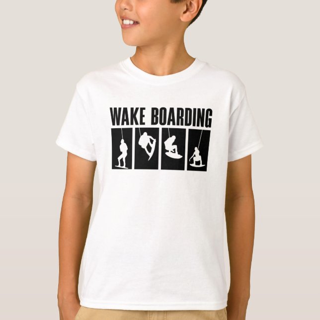 Camiseta Wakeboard Wakeboard Wakeboard Wakeboarder (Anverso)