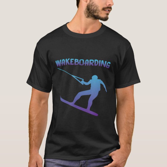 Camiseta Wakeboard Wakeboarding Wakeboarder Surf Gift (Anverso)