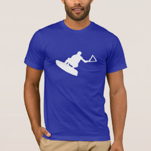 Camiseta Wakeboarder azul