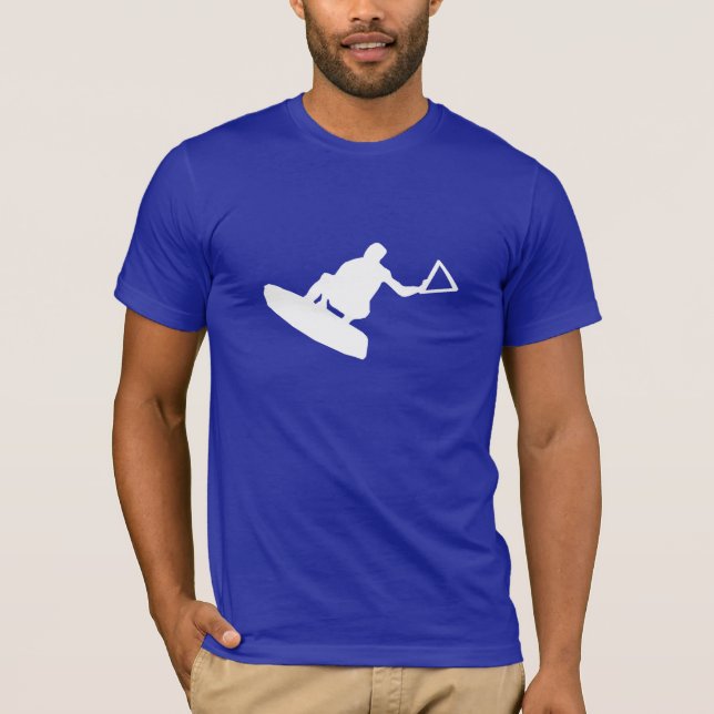 Camiseta Wakeboarder azul (Anverso)