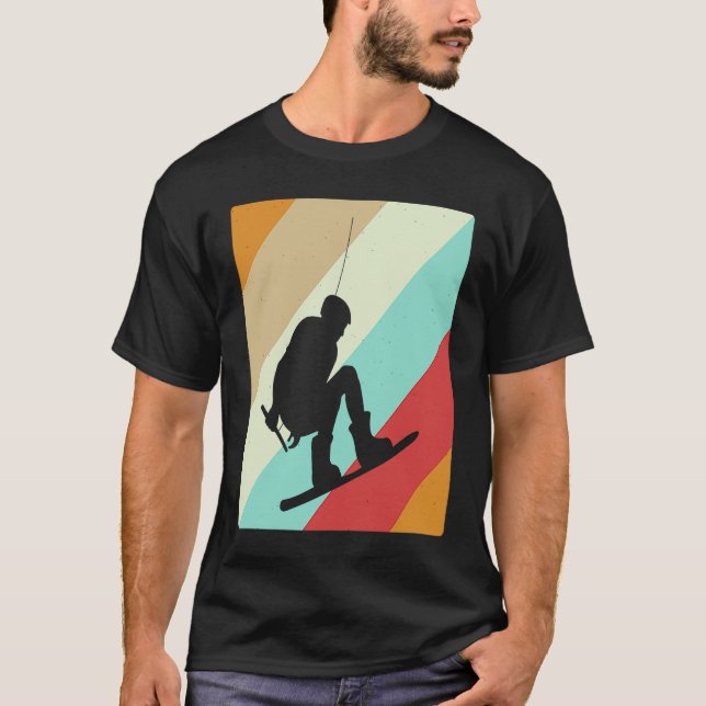 Camiseta Wakeboarder Retro  Wakeboarding (Anverso)