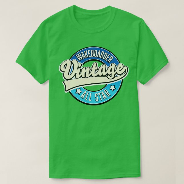 Camiseta Wakeboarder Vintage All star (Diseño del anverso)