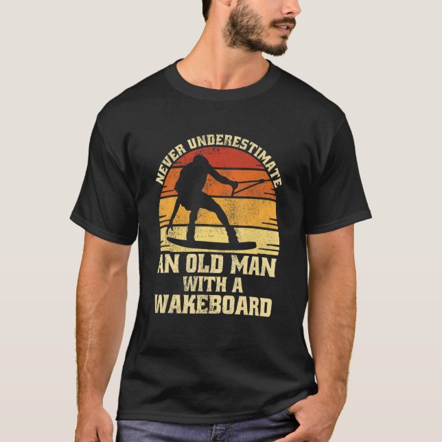 Camiseta Wakeboarder Vintage Water Wakeboard 1 (Anverso)