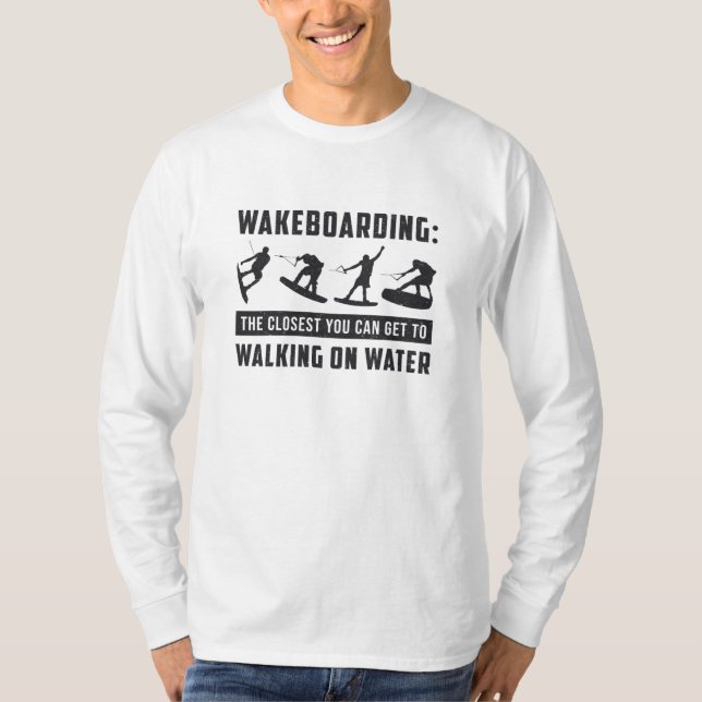 Camiseta Wakeboarder Wakeboard Caminando Por El Despertar D (Anverso)