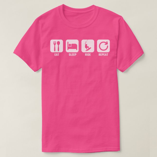 Camiseta wakeboarding (Diseño del anverso)