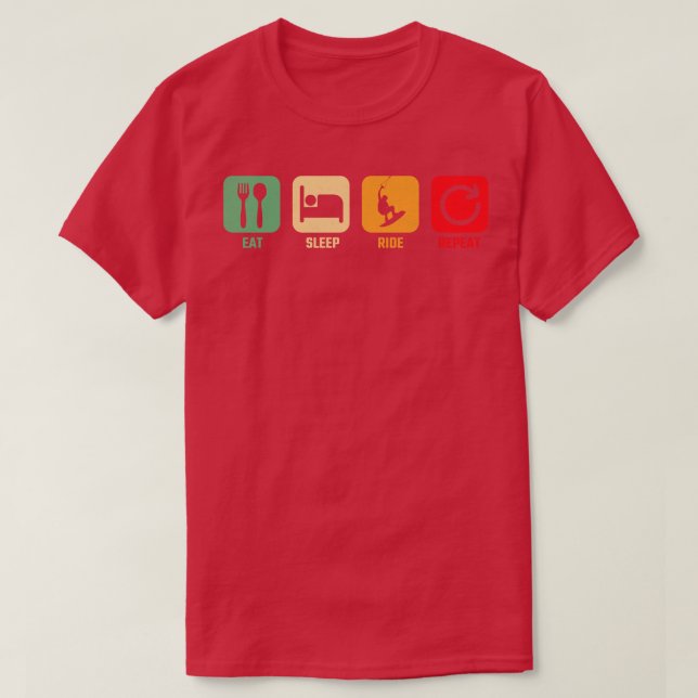 Camiseta wakeboarding 1 (Diseño del anverso)