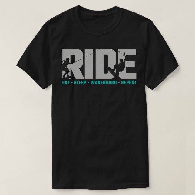Camiseta wakeboarding 6 (Diseño del anverso)