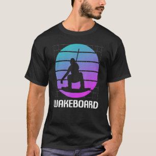 Camiseta Wakeboarding Wakeboard Retro Vintage Classic