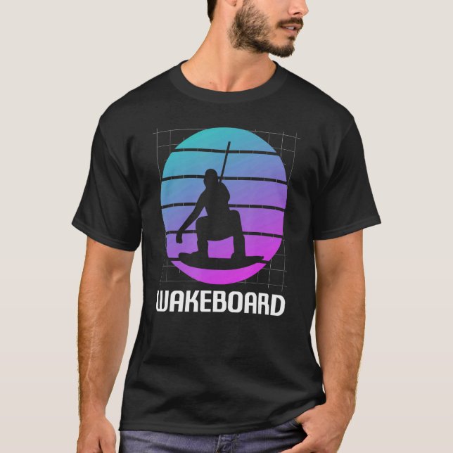 Camiseta Wakeboarding Wakeboard Retro Vintage Classic (Anverso)