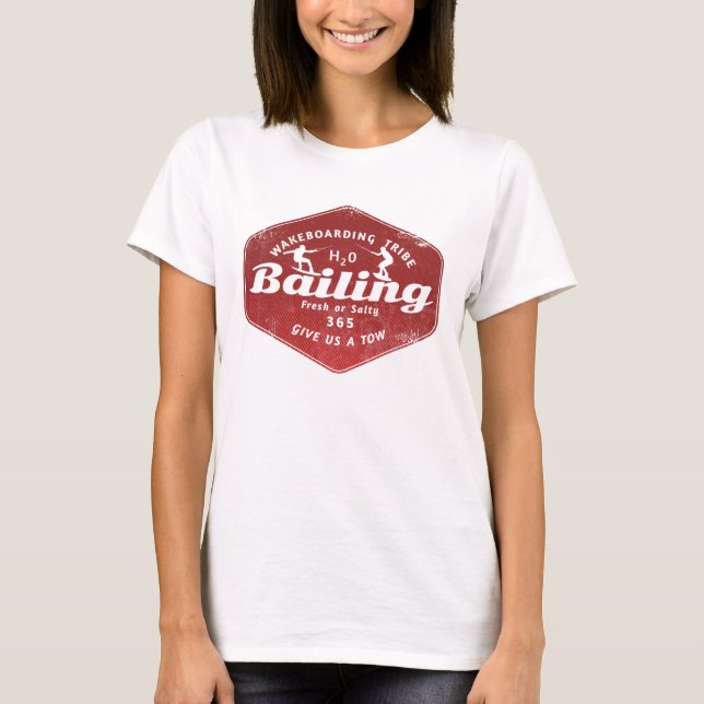 Camiseta Wakeboarding Wakeboarder (Anverso)