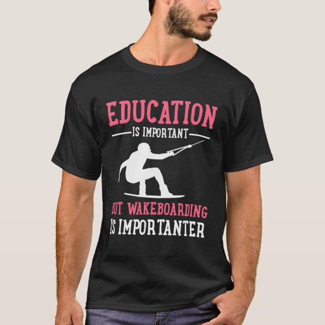 Camiseta Wakeboarding Wakeboarder Wakeboard (Anverso)