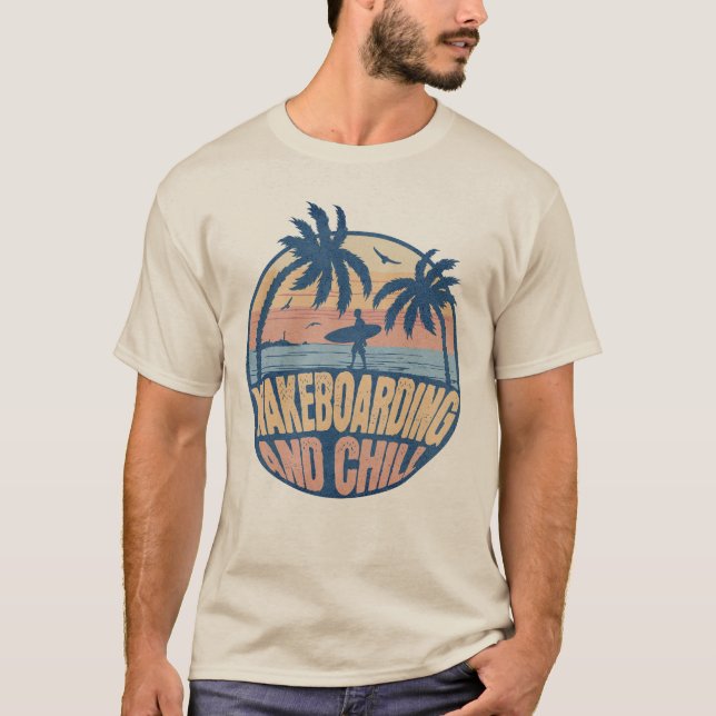 Camiseta Wakeboarding Y Chill Wakeboard (Anverso)