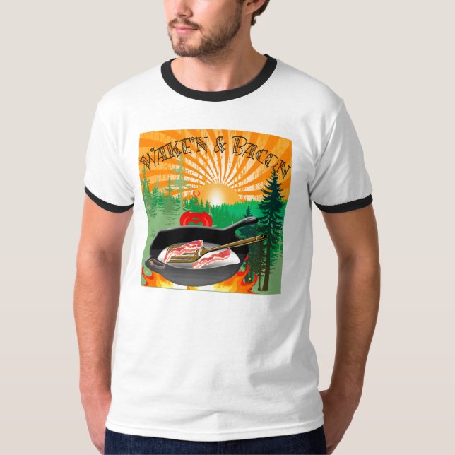 Camiseta Wake'n y tocino (Anverso)