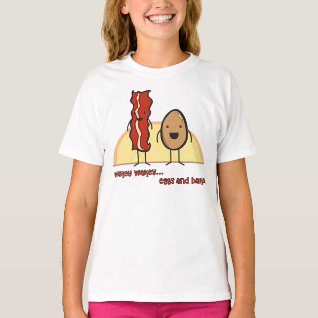 Camiseta Wakey Wakey Youth Ringer (Anverso)