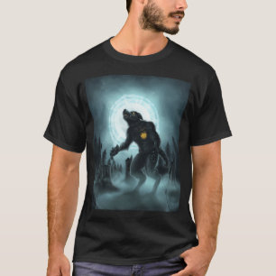 Camiseta Waking The Wolf - Werewolf In Full Moon Forest
