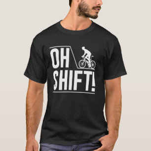 Camiseta Waldeal Oh Shift Mountain Biker Life Funny Bike Lo
