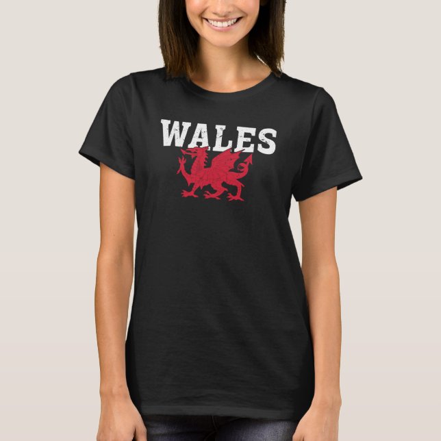 Camiseta Wales Cute Home Country Welsh (Anverso)