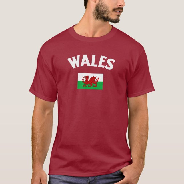 Camiseta Wales Flag (Anverso)