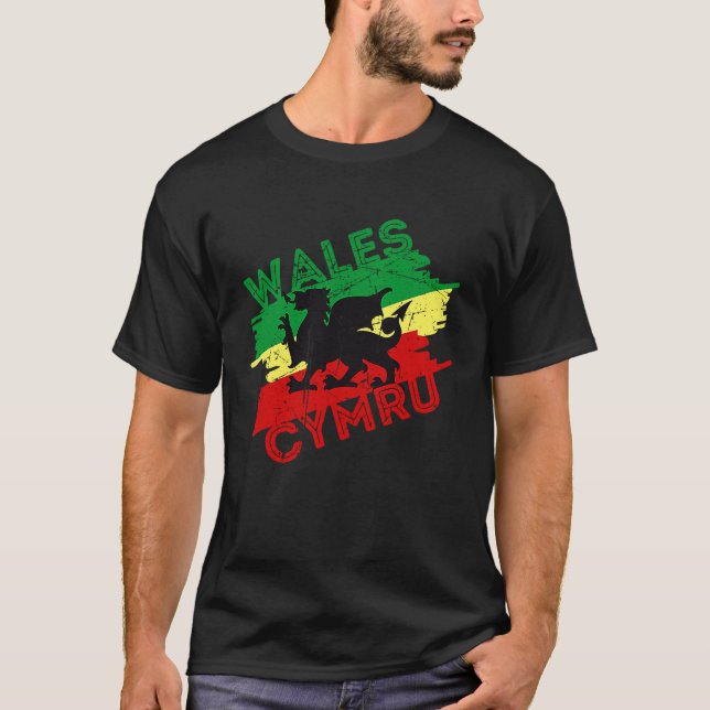 Camiseta Wales  for men women kids St David's Day Welsh Dra (Anverso)
